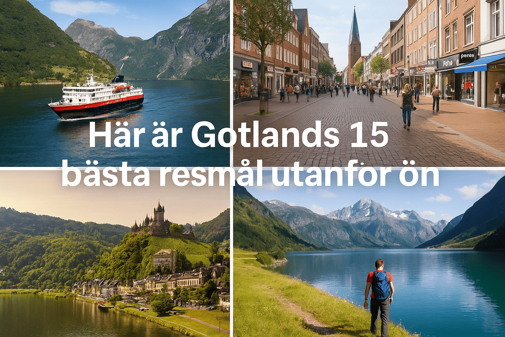 Här är Gotlands 15 bästa resmål utanför ön